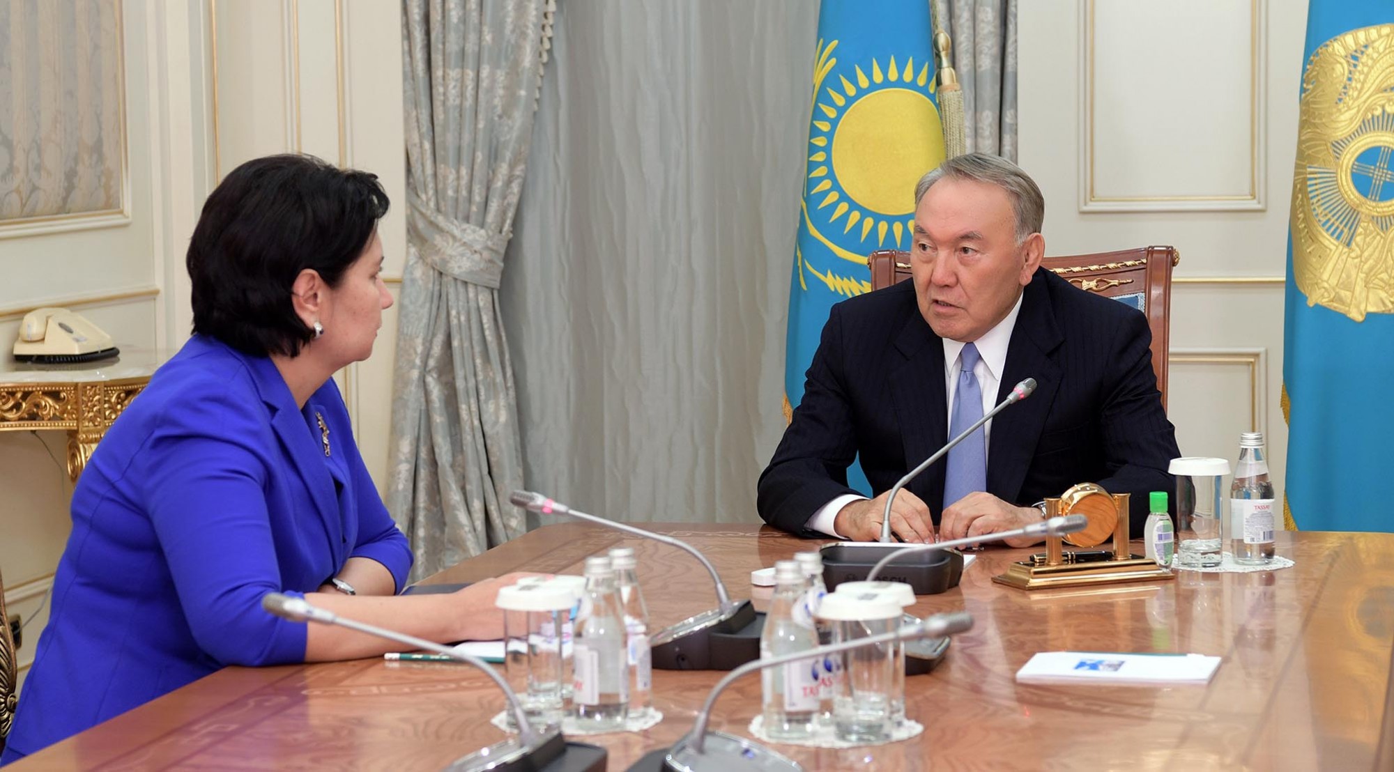 Президент страны встретился с Государственным секретарем Гульшарой Абдыкаликовой