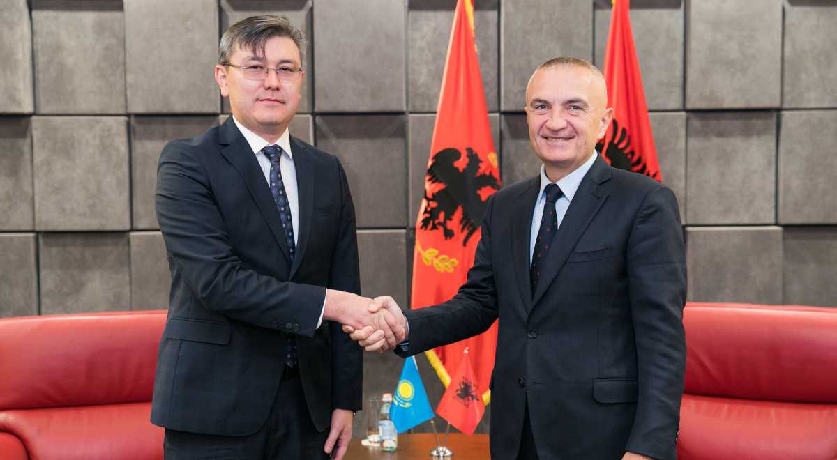 Президент Албании выразил заинтересованность в расширении контактов с Казахстаном