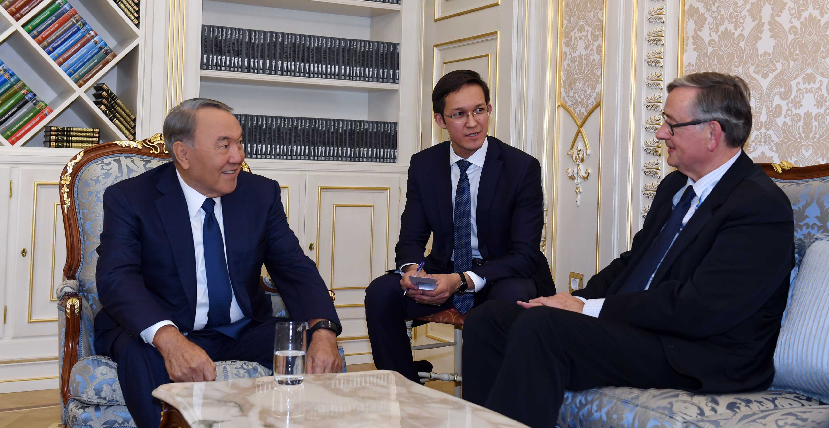 Нурсултан Назарбаев встретился с экс-Президентом Словении