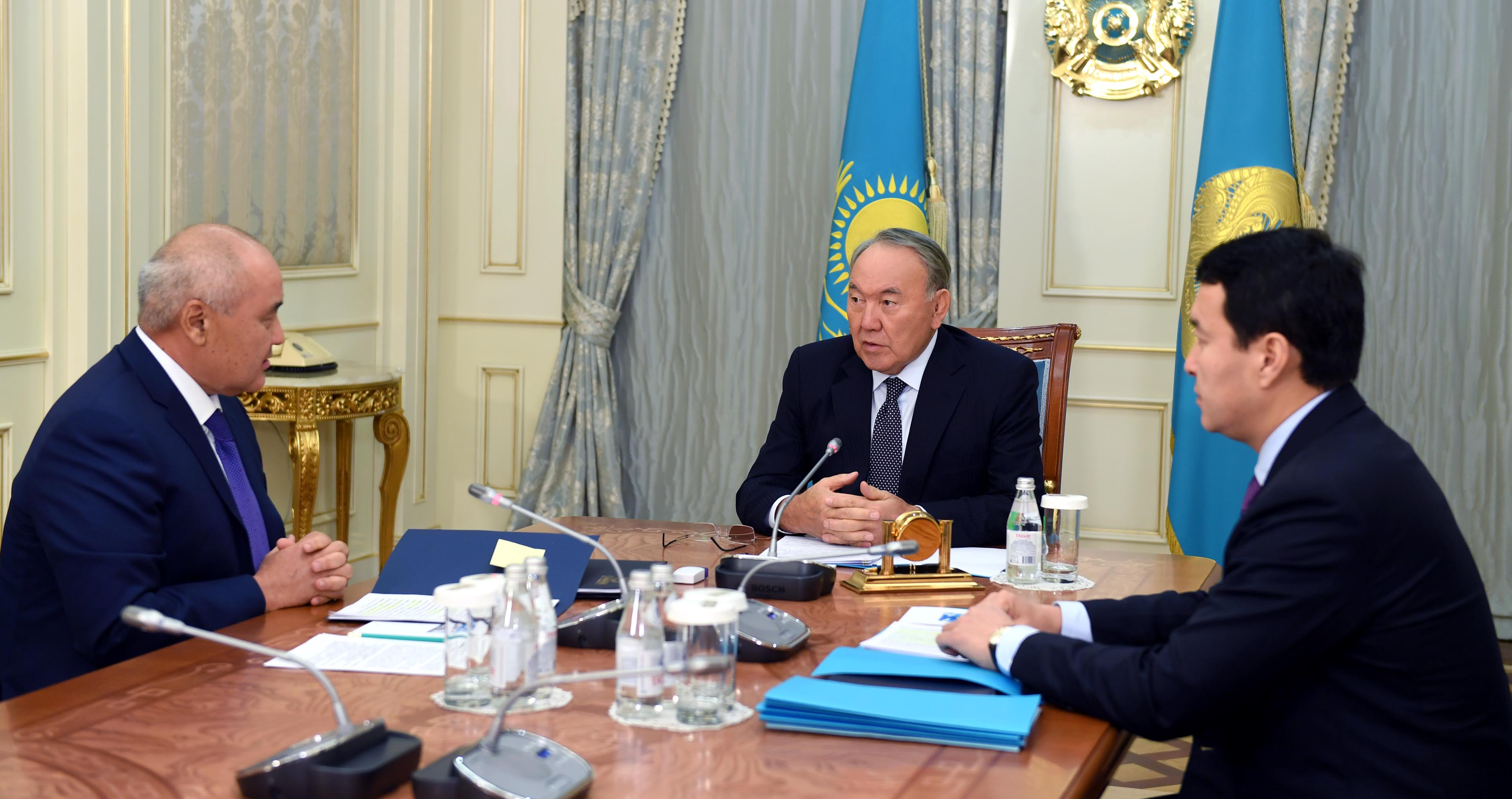 Нурсултану Назарбаеву доложили о ходе трансформации АО «Самрук-Казына»
