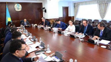 Сагинтаев обсудил состояние ГЧП с представителями Европейской Бизнес Ассоциации Казахстана