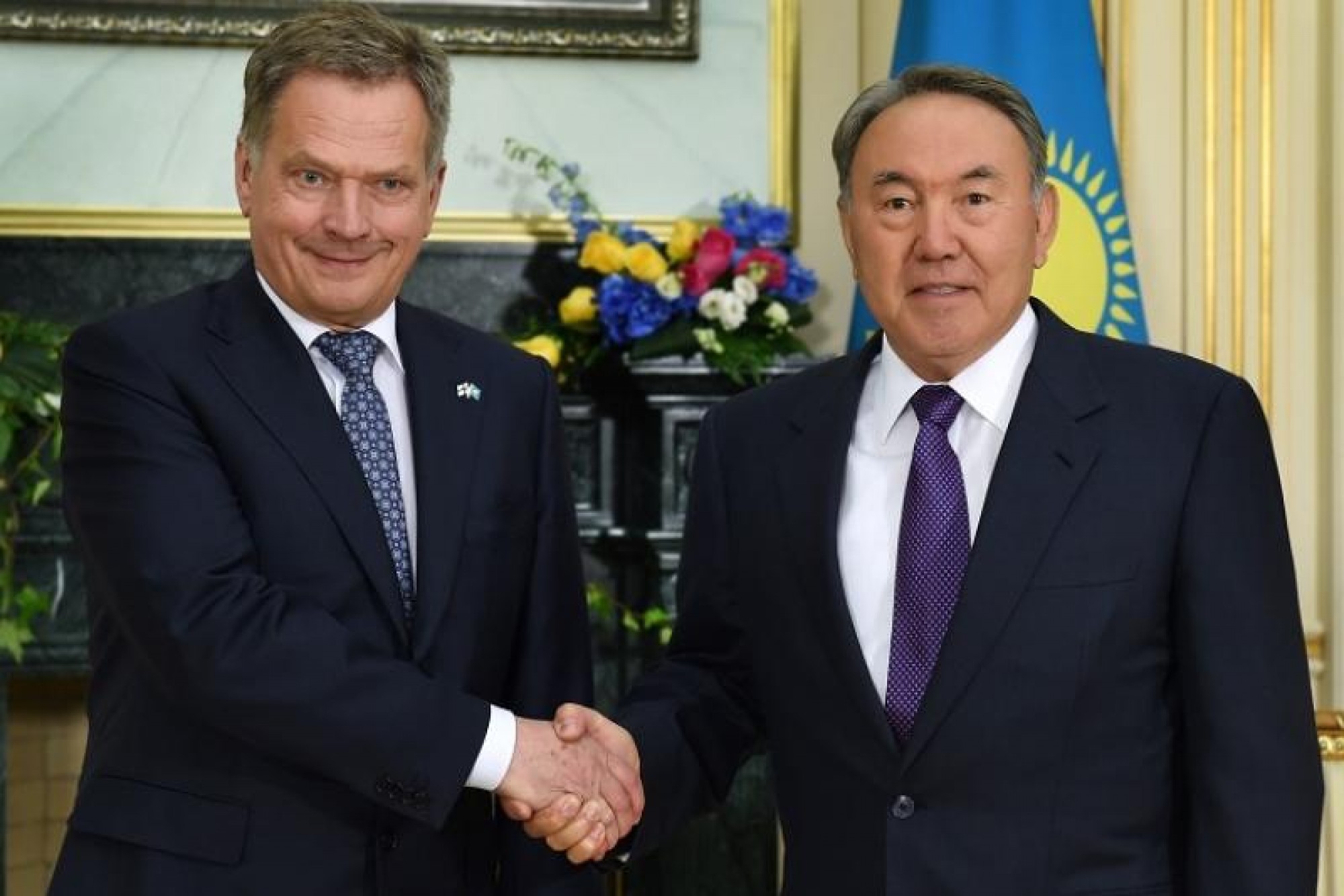 Нурсултан Назарбаев поздравил Президента Финляндии