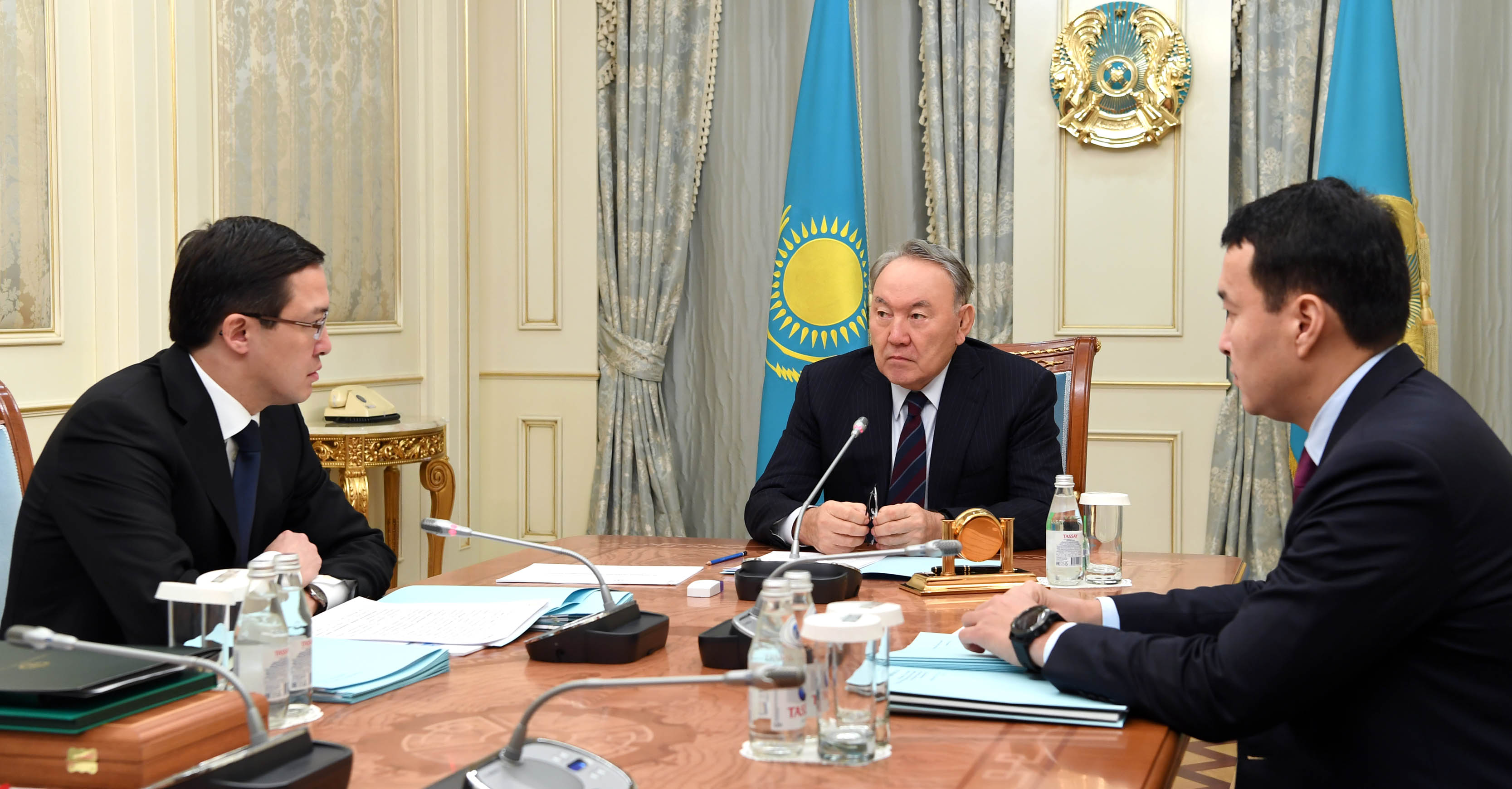 Нурсултан Назарбаев встретился с председателем Национального Банка