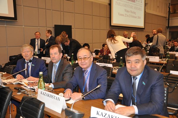 Казахстанские парламентарии приняли участие в зимней сессии ПА ОБСЕ 