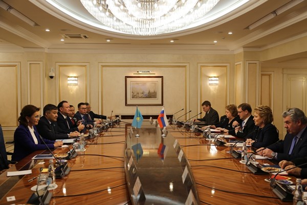 Дарига Назарбаева встретилась с главой Совета Федерации В.Матвиенко 
