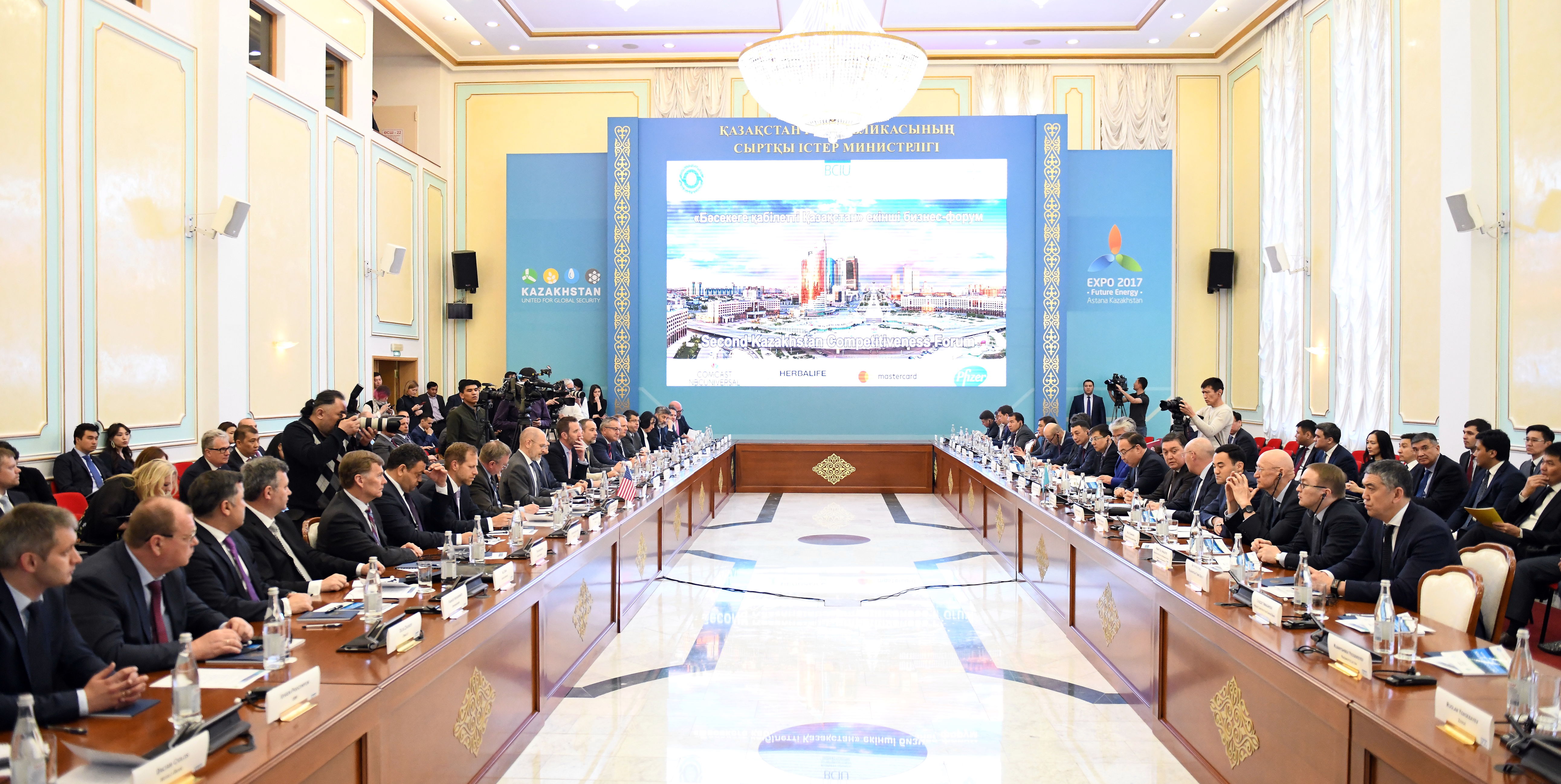 Состоялся второй Казахстанско-американский бизнес-форум 