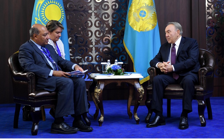 Нурсултан Назарбаев встретился с Президентом ЕБРР