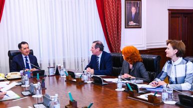 Б.Сагинтаев встретился с вице-президентами международных финансовых институтов