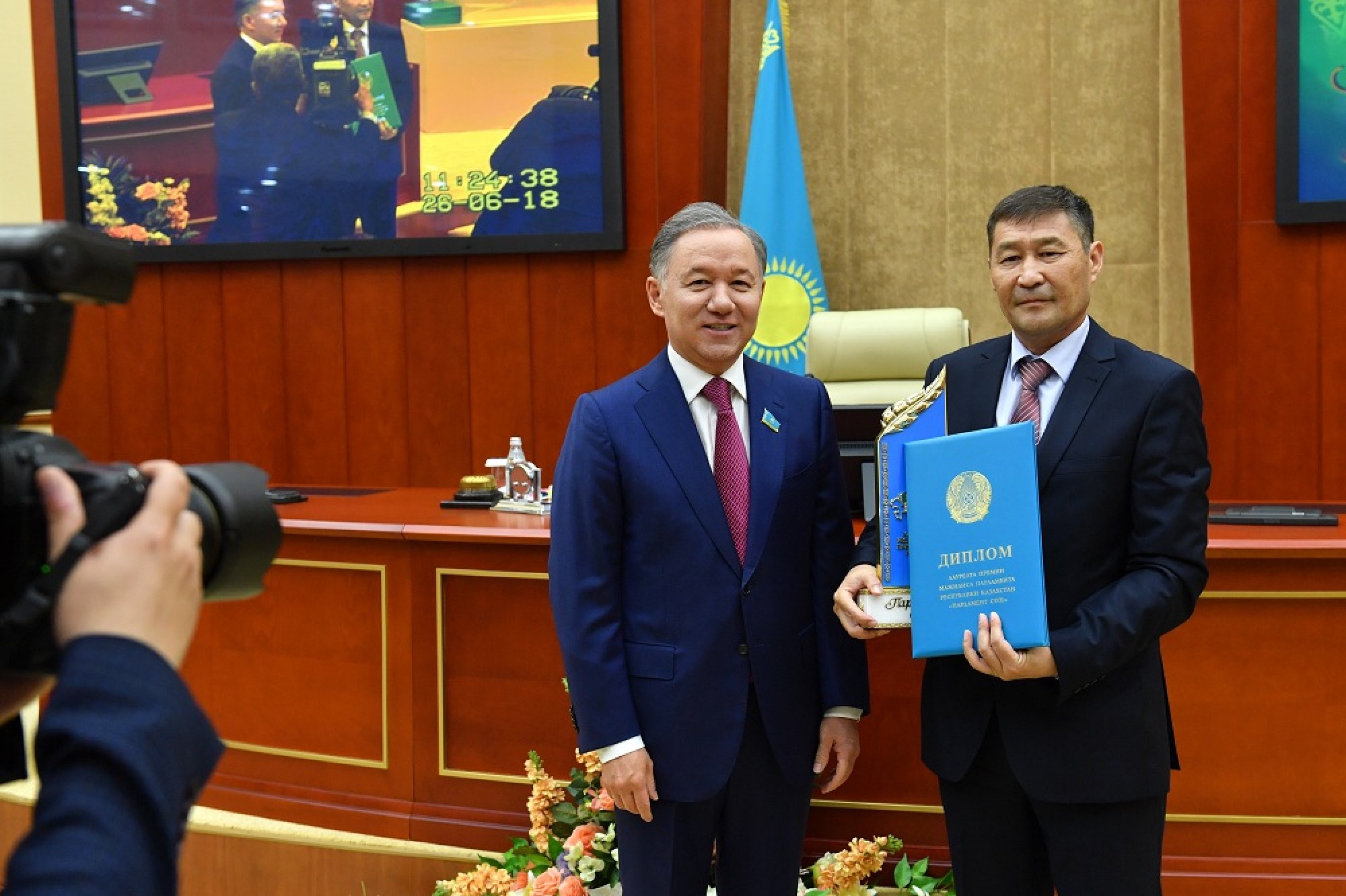 Сотрудник газеты «Egemen Qazaqstan» удостоен премии «Парламент сөзі»