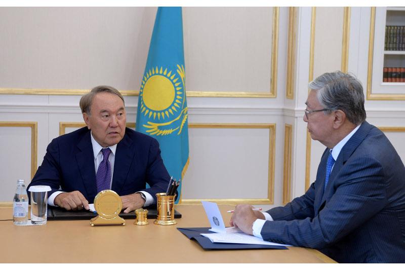 Глава государства встретился с Касым-Жомартом Токаевым