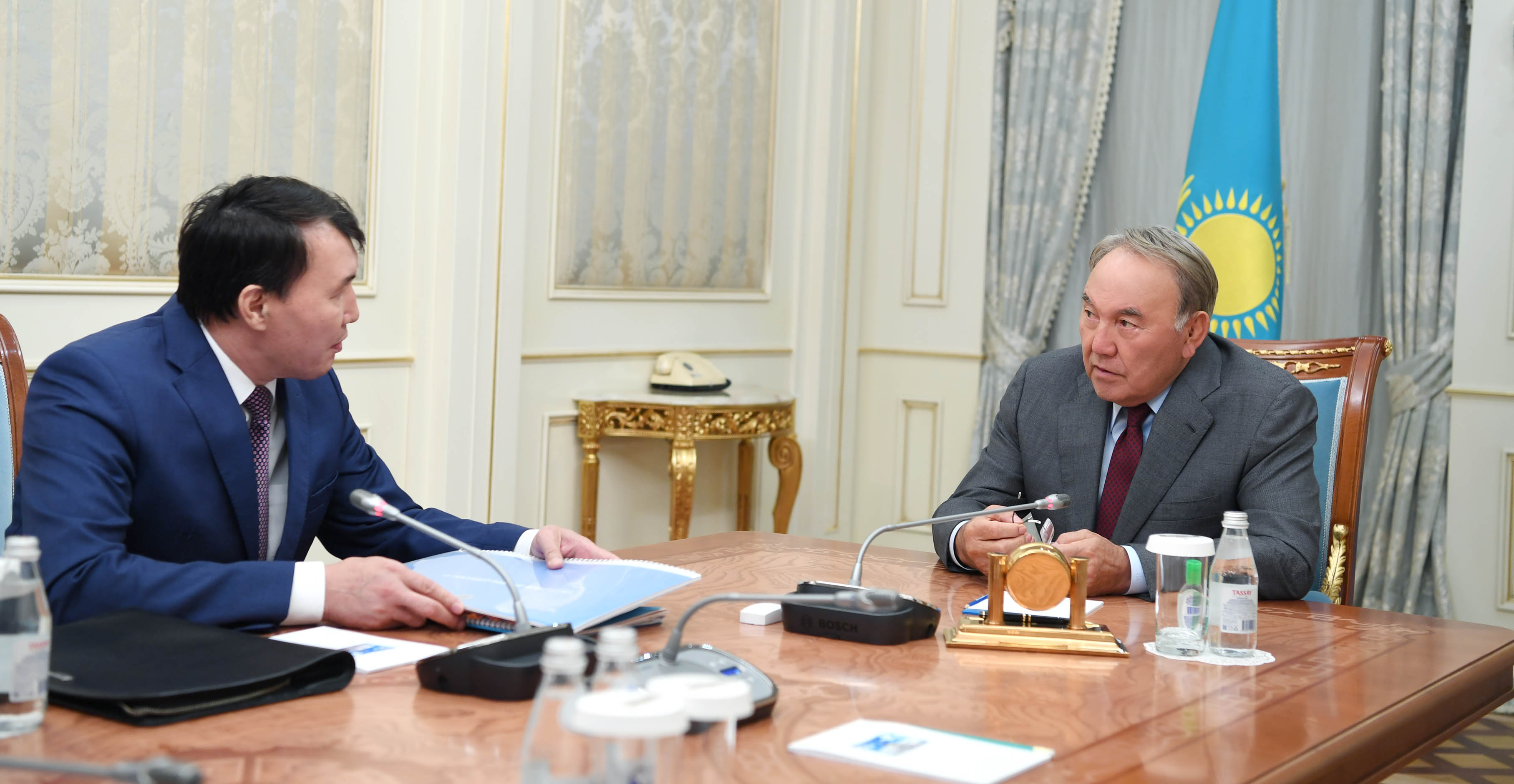 Встреча с председателем Агентства по делам государственной службы и противодействию коррупции Аликом Шпекбаевым