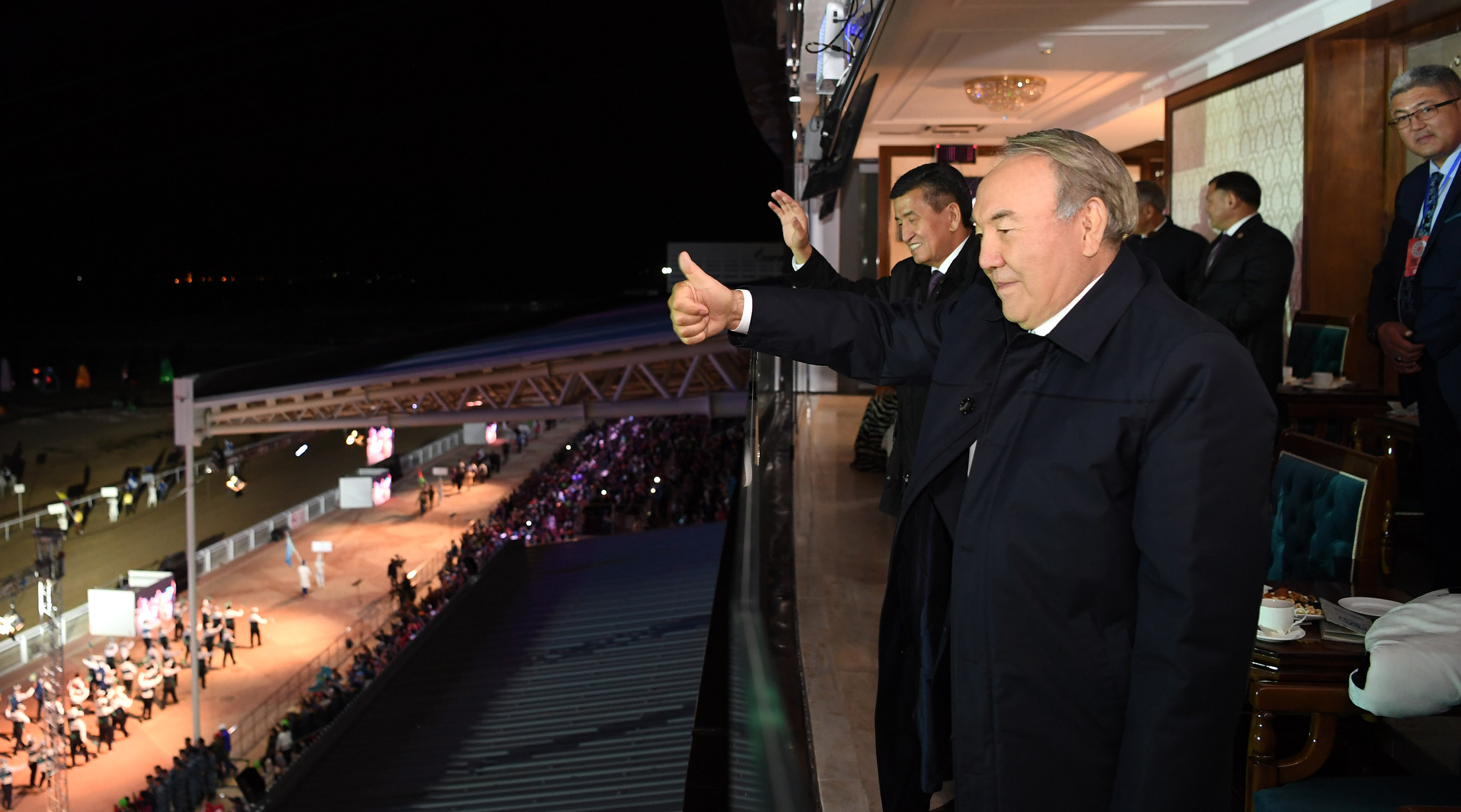 Нурсултан Назарбаев принял участие в открытии III Всемирных игр кочевников