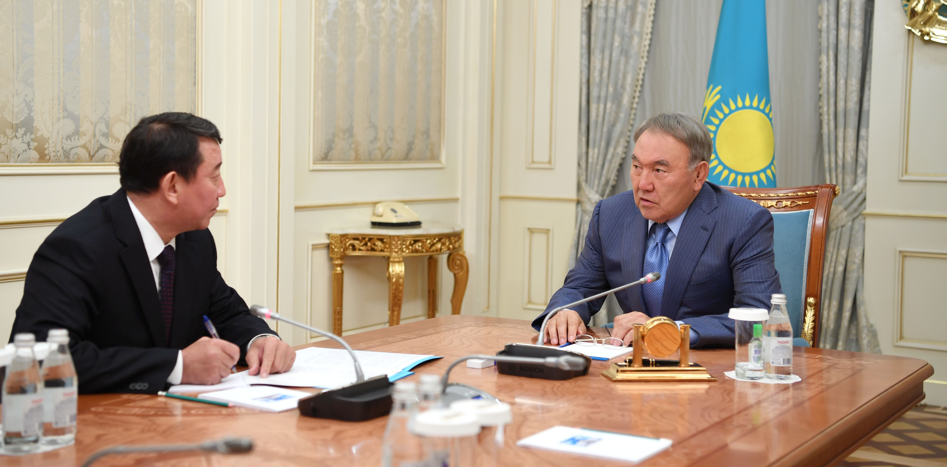 Встреча Президента с Габитом Байжановым