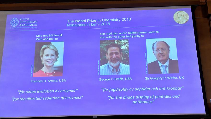 Награждены лауреаты Нобелевской премии по химии