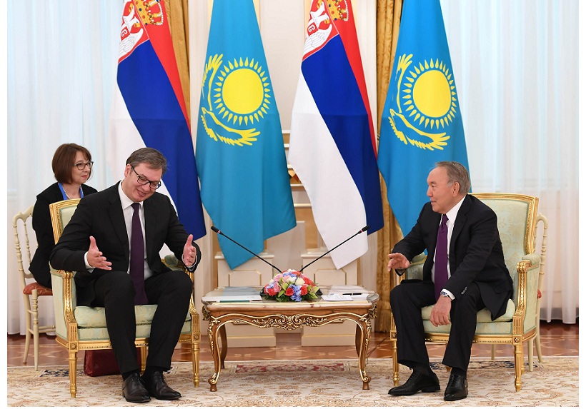 Нурсултан Назарбаев встретился с Президентом Сербии 