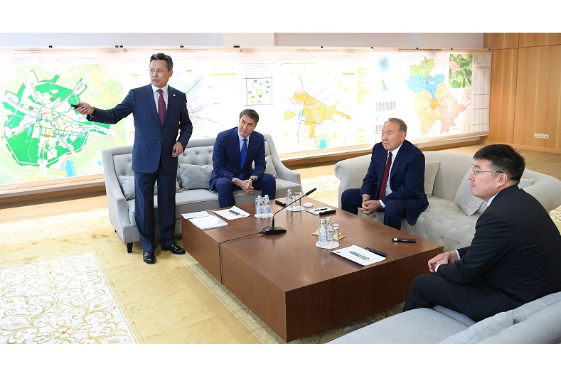 Нурсултан Назарбаев посетил «Астанагенплан»