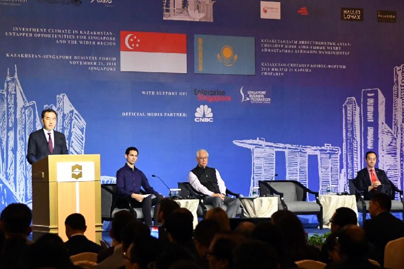 По поручению Главы государства Бакытжан Сагинтаев посетил с рабочей поездкой Сингапур