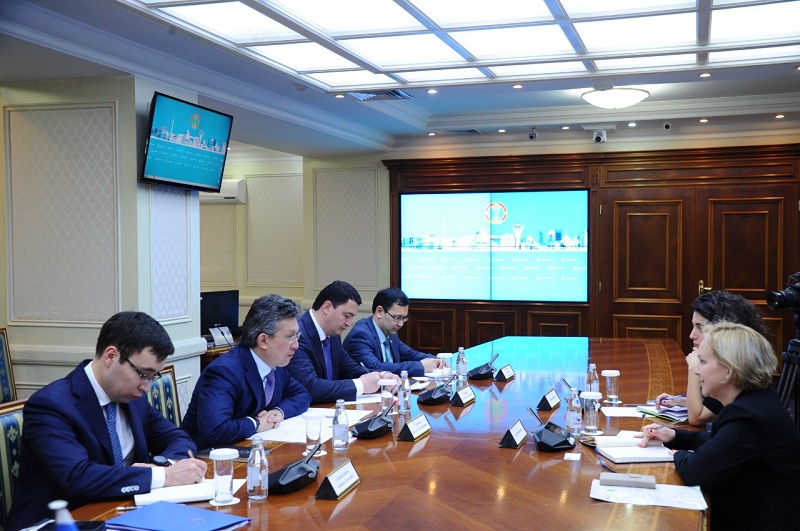 Аким Астаны встретился с Послом Израиля в Казахстане