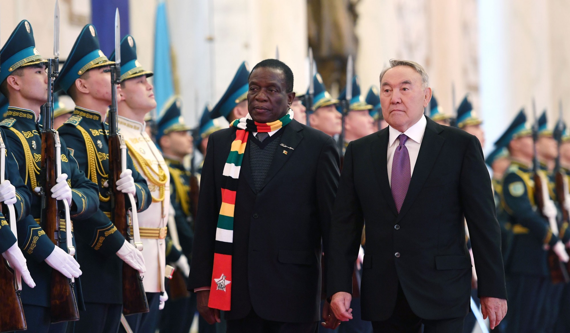 Нурсултан Назарбаев встретился с Президентом Зимбабве