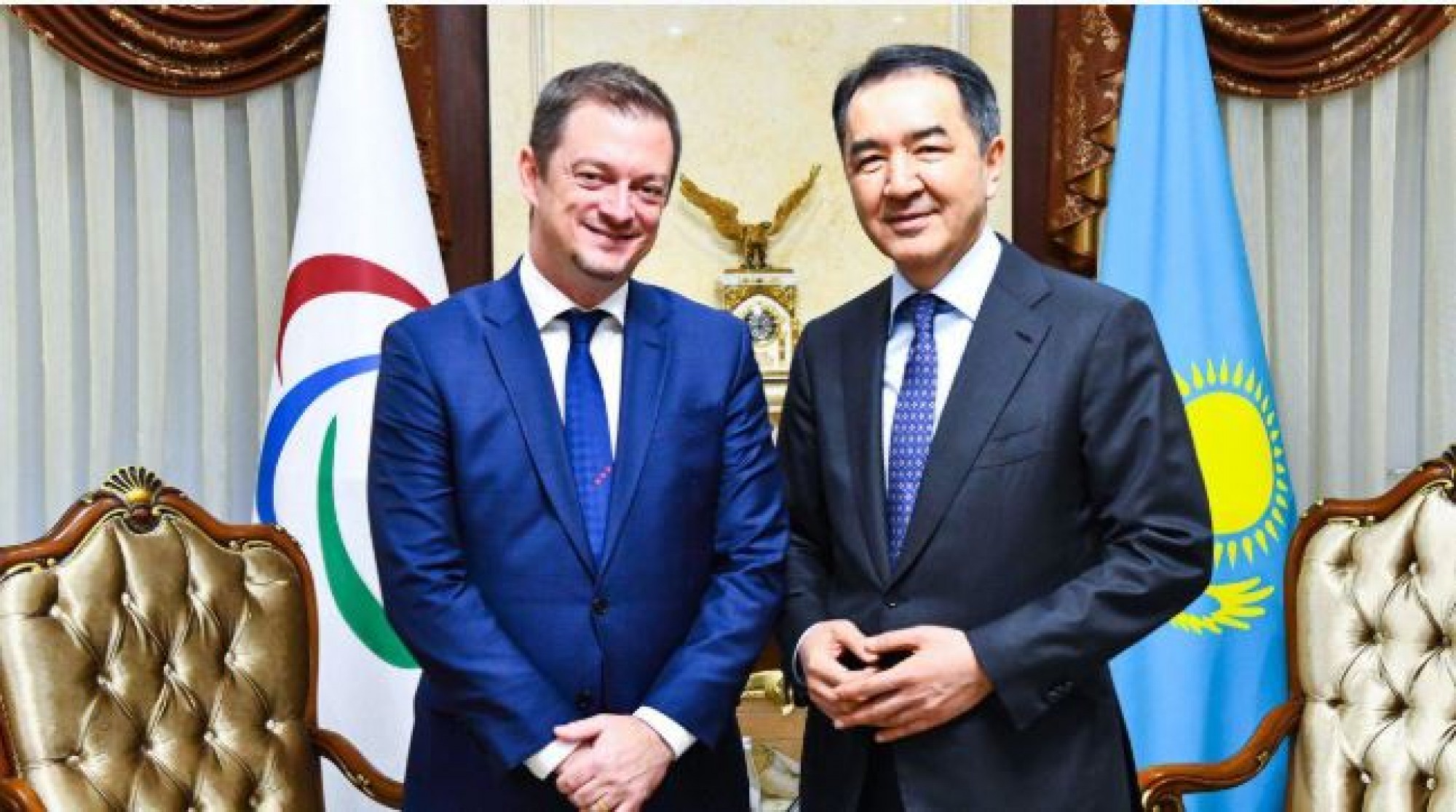 Бакытжан Сагинтаев встретился с Президентом Международного паралимпийского комитета 