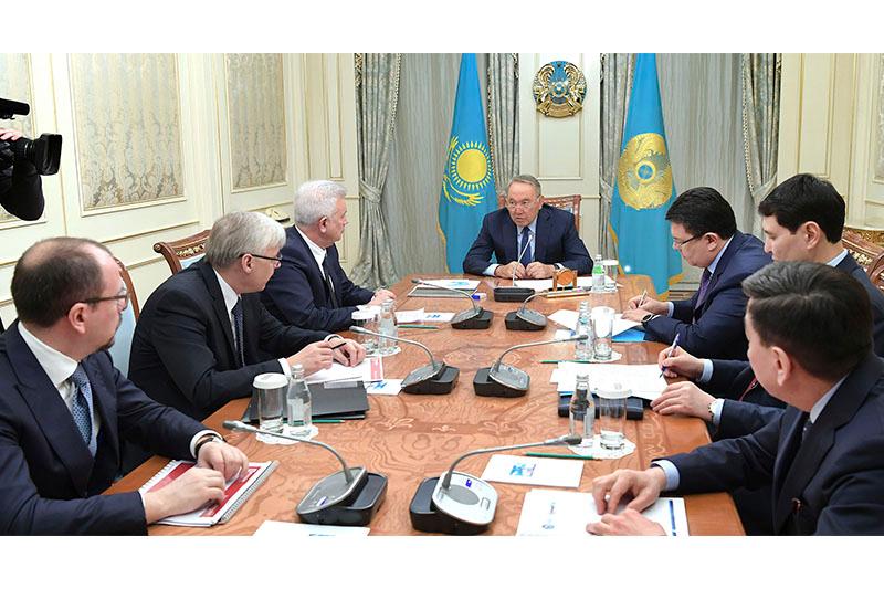 Нурсултан Назарбаев встретился с руководителем компании «Лукойл» 