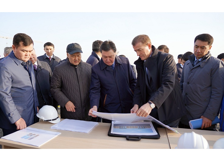 Премьер-Министр А. Мамин поручил усилить работы по застройке города Туркестан