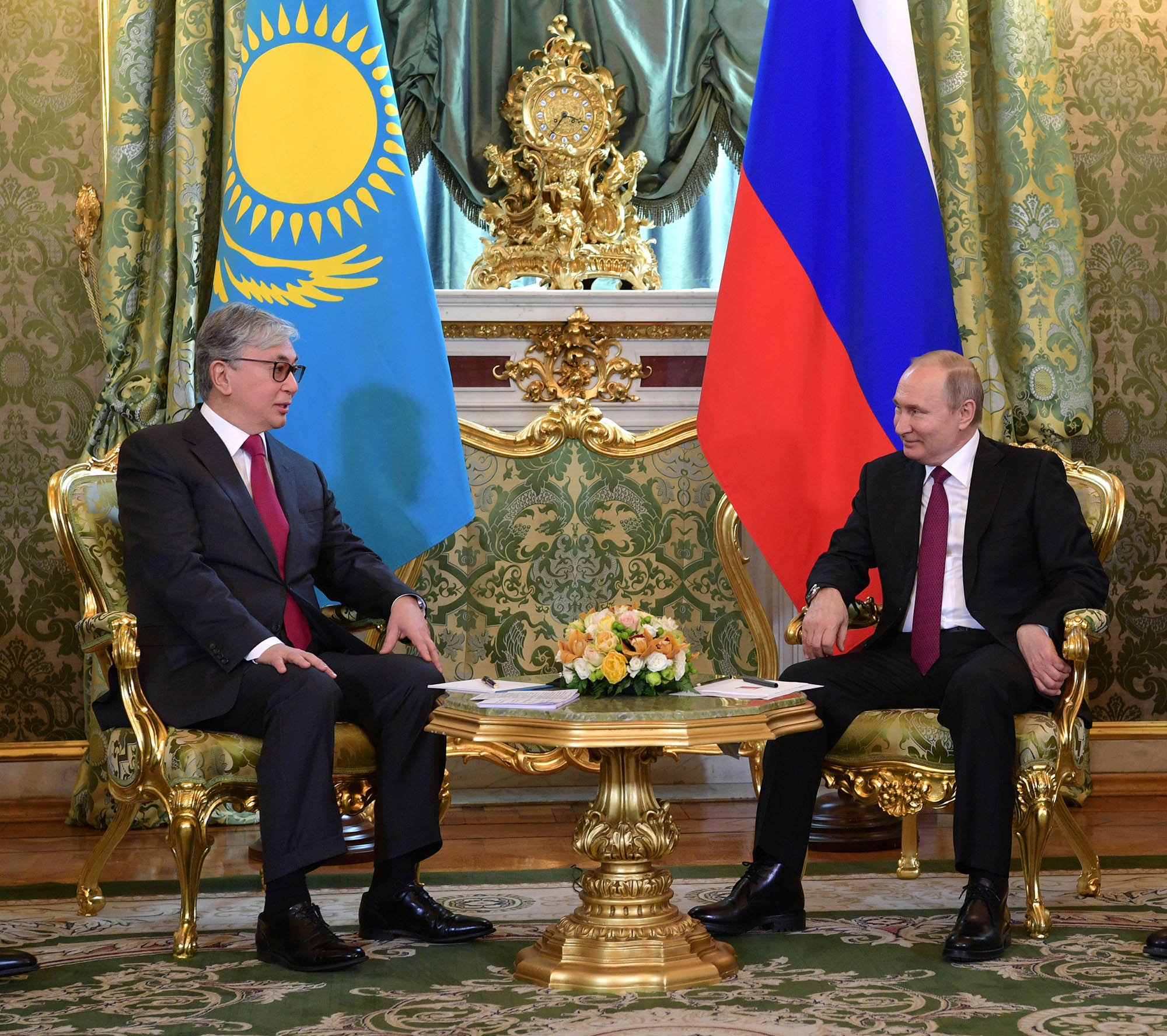 Касым-Жомарт Токаев встретился с Президентом Российской Федерации Владимиром Путиным