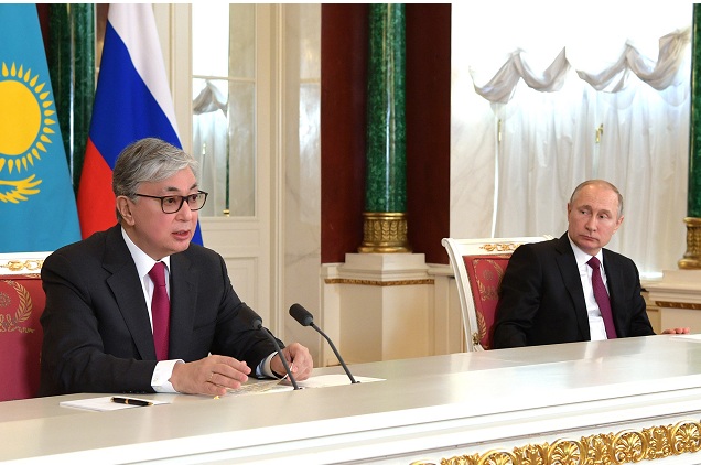 К. Токаев заявил о продолжении стратегического курса по укреплению всестороннего диалога Нур-Султана и Москвы