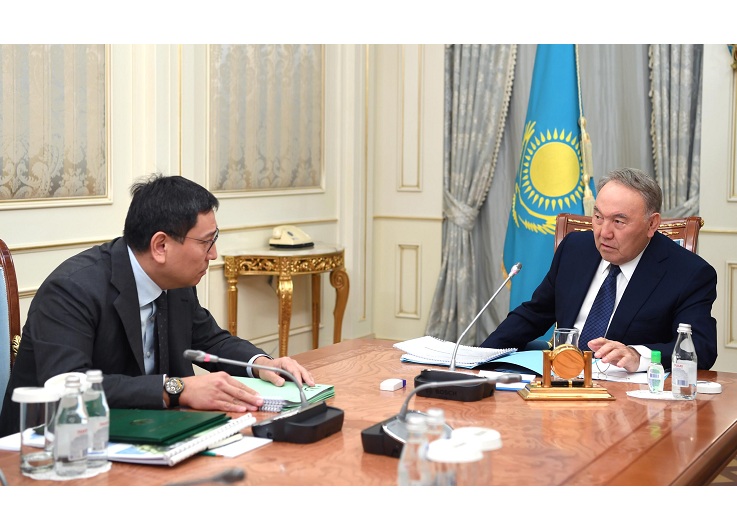 Нурсултан Назарбаев принял председателя Национального банка Ерболата Досаева
