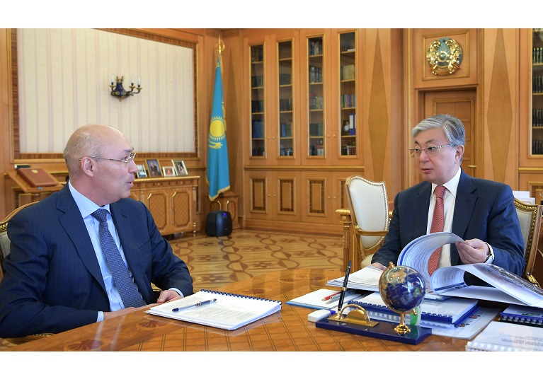 Президент Казахстана принял Управляющего МФЦА Кайрата Келимбетова