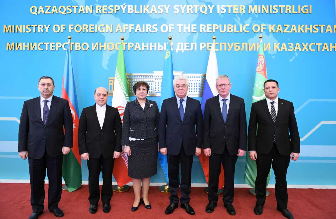 Состоялось заседание Рабочей группы высокого уровня по вопросам Каспийского моря