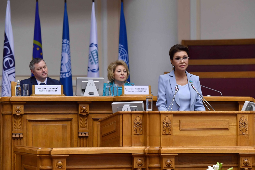 Председатель Сената Д.Назарбаева принимает участие в мероприятиях МПА СНГ 