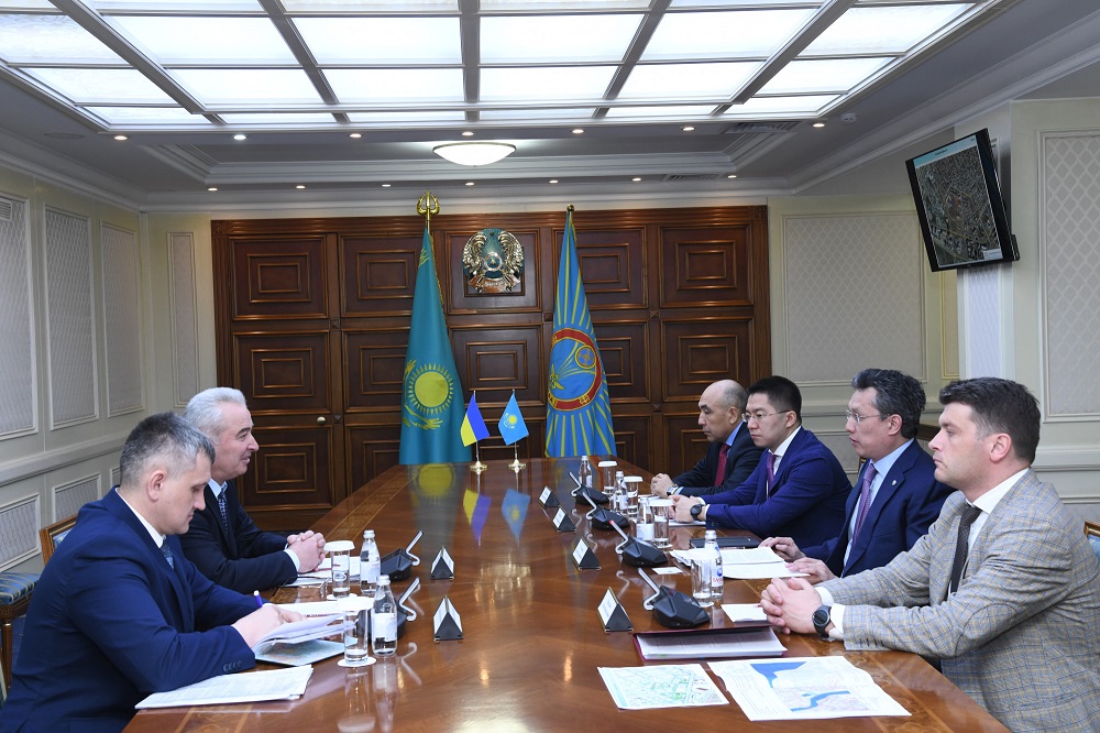 Аким столицы принял Чрезвычайного и Полномочного Посла Украины в Казахстане 