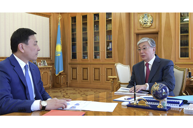 Глава государства принял акима Западно-Казахстанской области