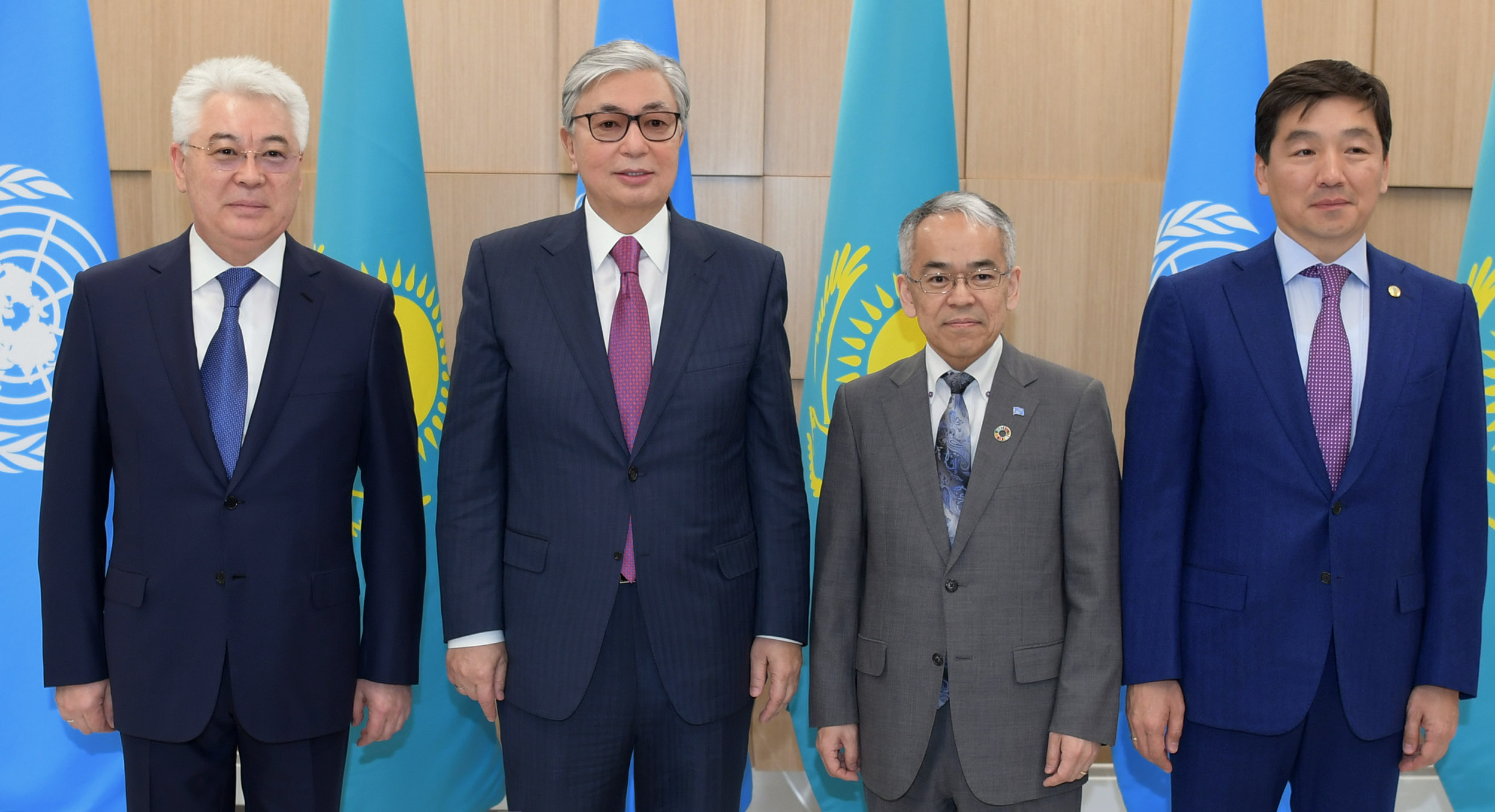 Касым-Жомарт Токаев посетил новый офис ООН в Алматы