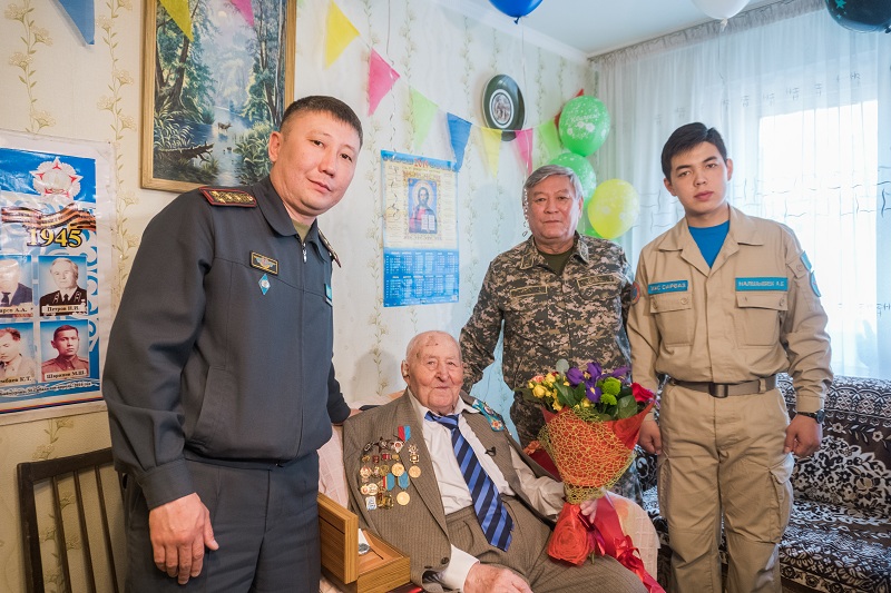 Встретились с ветеранами Великой Отечественной войны