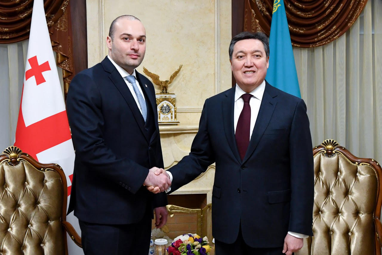 Аскар Мамин провел переговоры с Премьер-Министром Грузии
