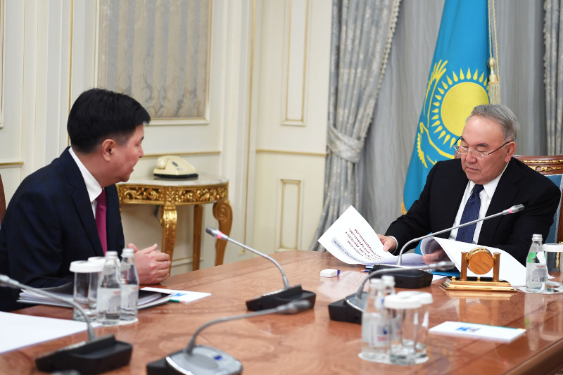 Первый Президент Казахстана принял Жакипа Асанова