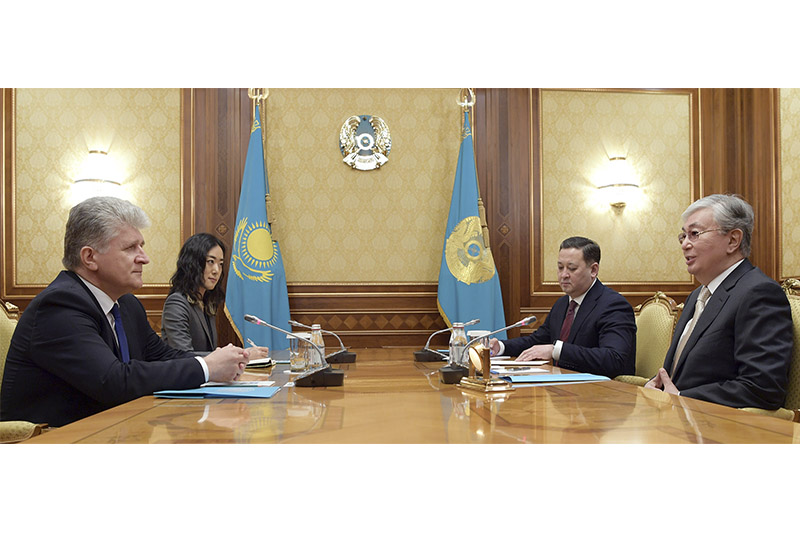 Касым-Жомарт Токаев встретился с помощником Генерального секретаря ООН по политическим вопросам