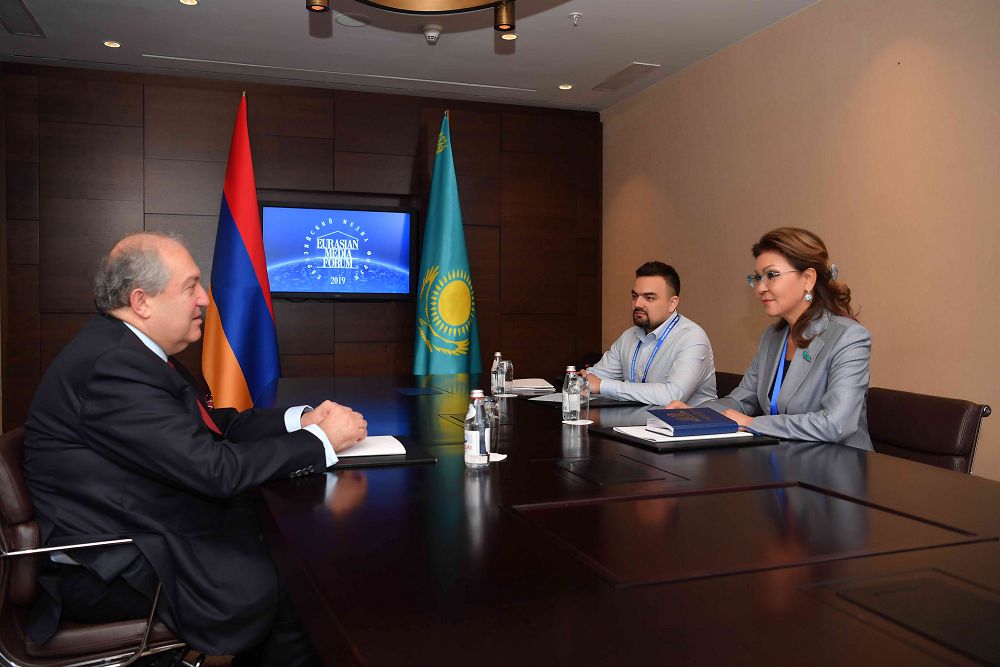 Председатель Сената провела ряд встреч на полях Евразийского медиа форума