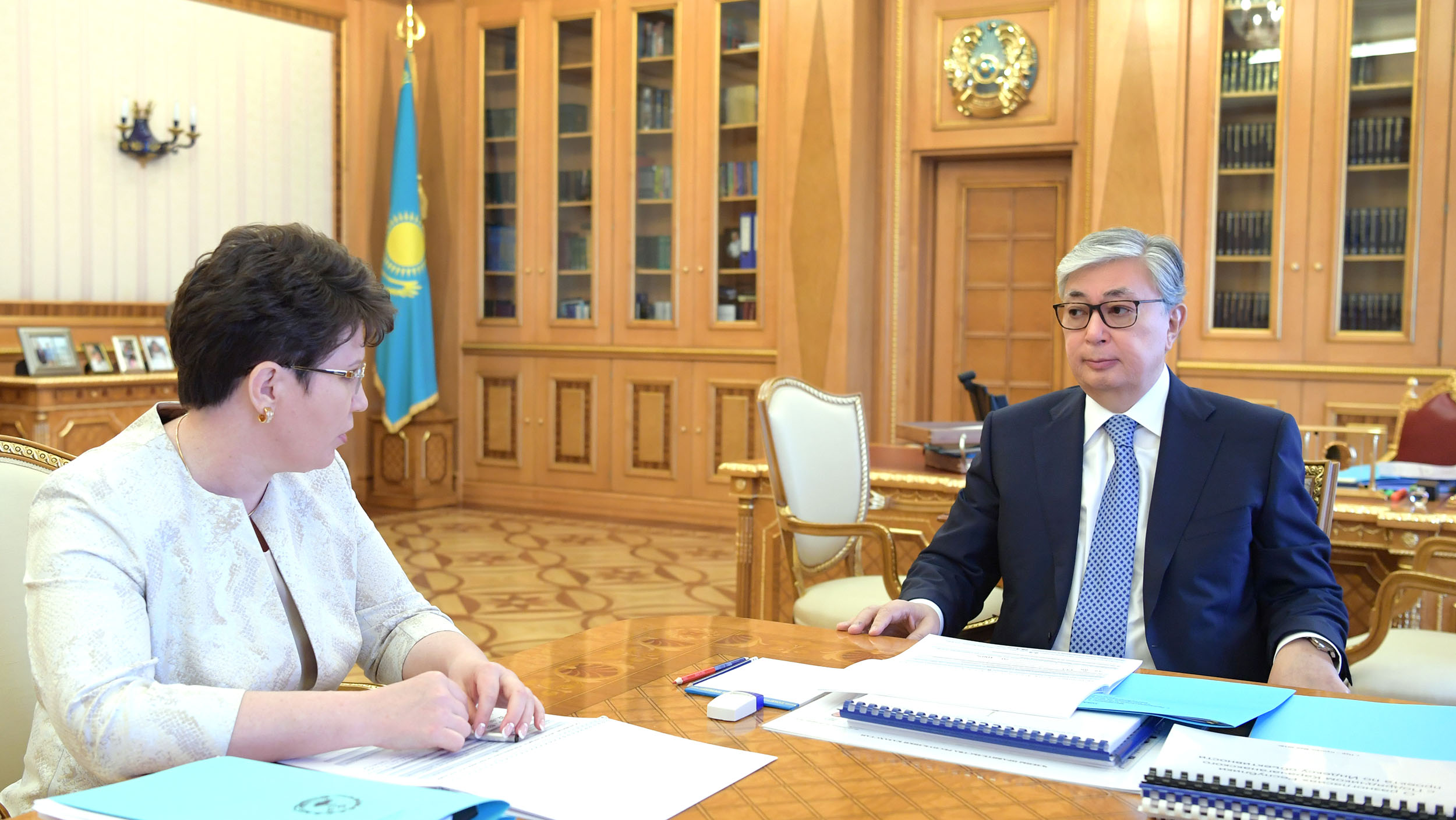 Президент Казахстана принял Наталью Годунову