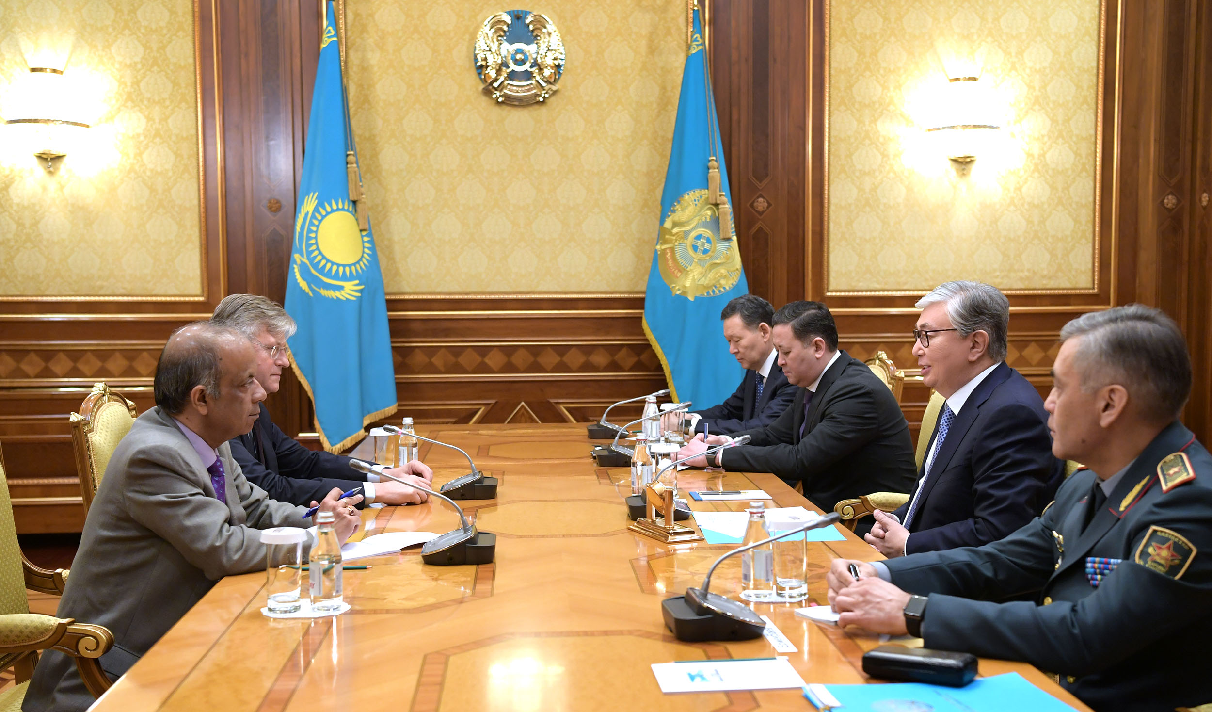 К. Токаев встретился с заместителями Генерального секретаря ООН Атулом Харе и Жан-Пьером Лакруа