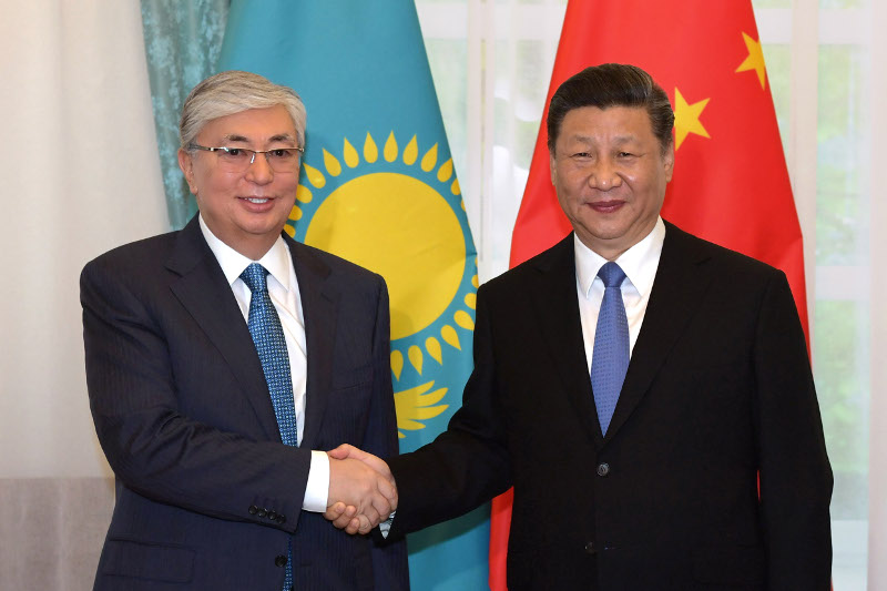 Президент Казахстана встретился с Председателем КНР Си Цзиньпином
