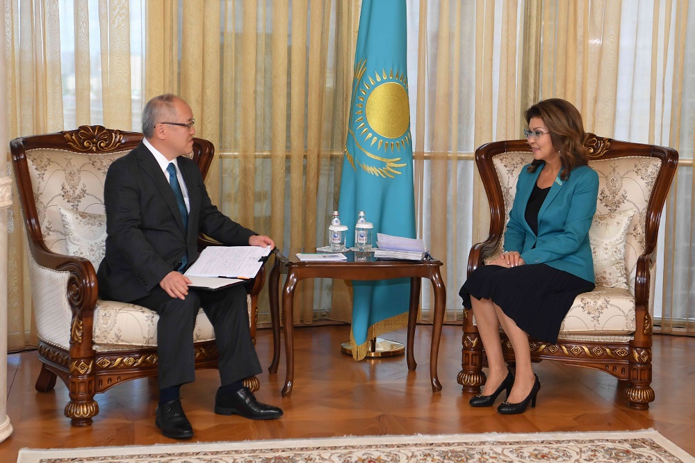 Дарига Назарбаева встретилась с Послом Японии