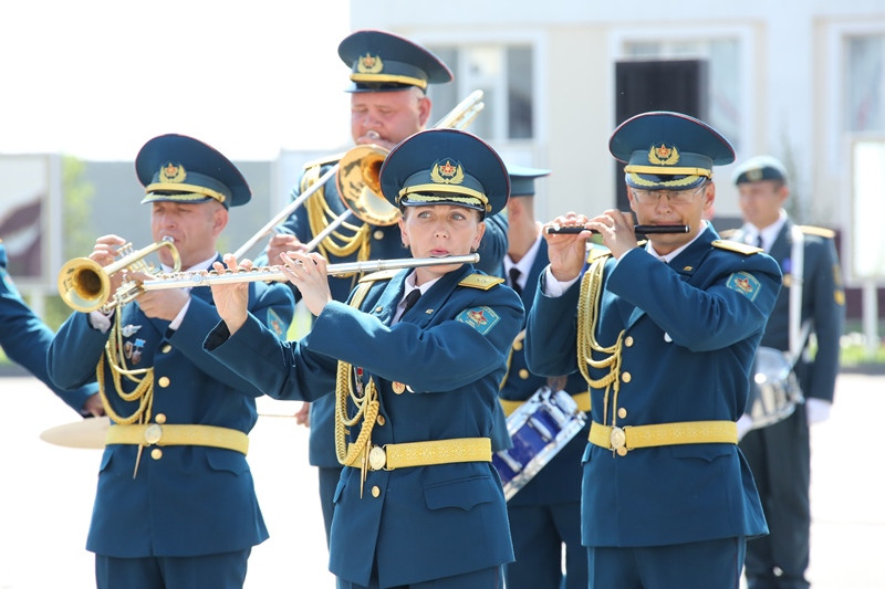 В Нур-Султане проходит фестиваль военных оркестров «Әскери керней»