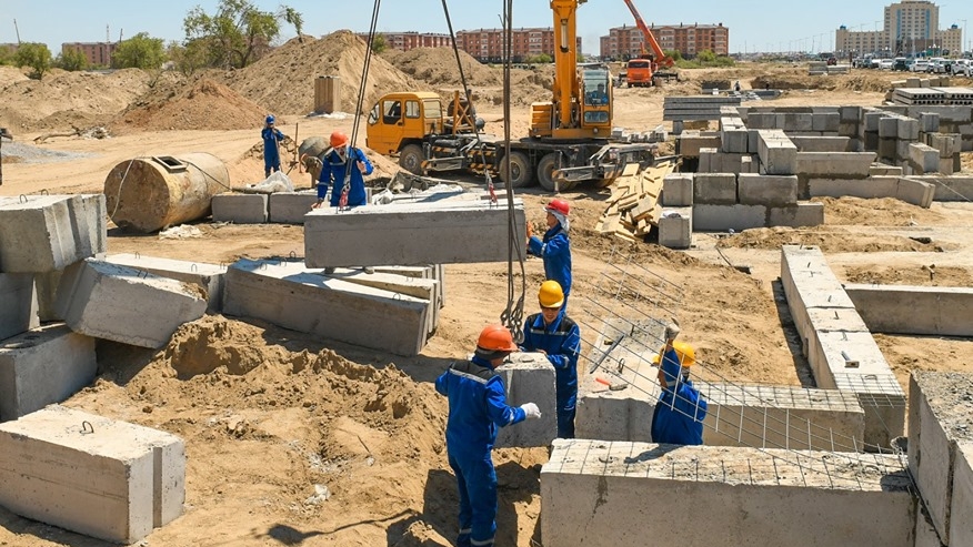 В Кызылорде до конца года построят 53 дома на 2466 квартир