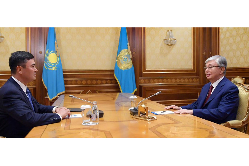 Президент принял главу Казахстанского Медиа Альянса А. Байтасова