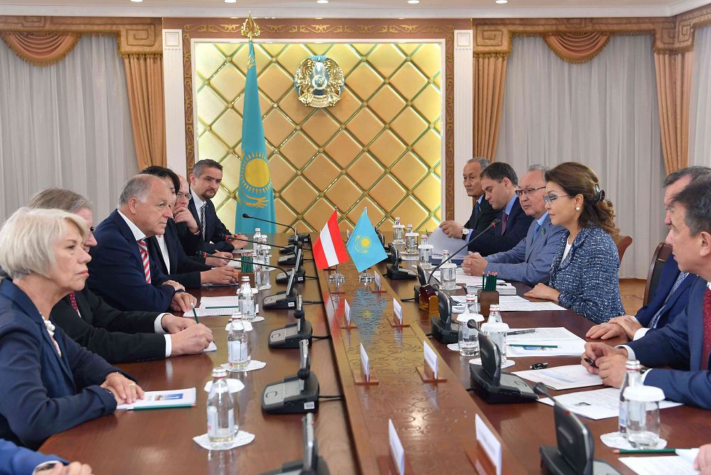 Дарига Назарбаева и Инго Аппе договорились укреплять межпарламентские связи Казахстана и Австрии