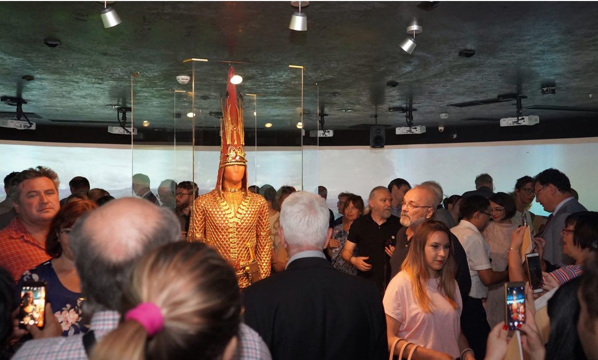 Казахстанская выставка с «Золотым человеком» открылась в музее Македонии