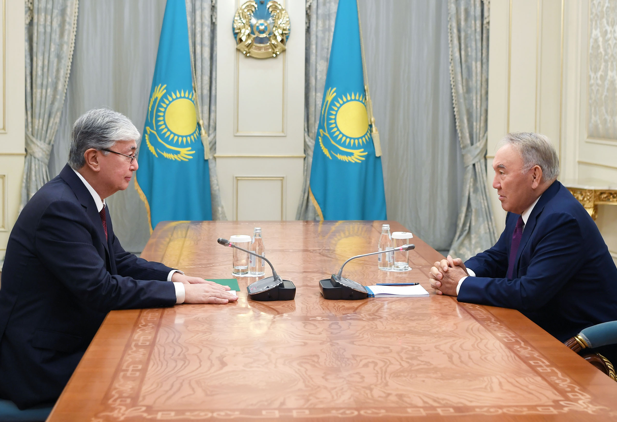 Елбасы Нурсултан Назарбаев встретился с Президентом Казахстана Касым-Жомартом Токаевым